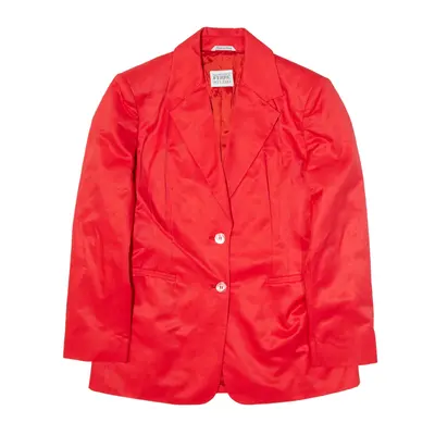 GIANFRANCO FERRE STUDIO Padded Shoulder Blazer Jacket Red Womens UK 12
