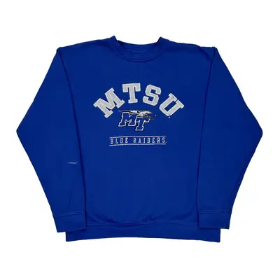Blue Raiders Champion Ncaa Sweatshirt - Medium Blue Cotton Blend