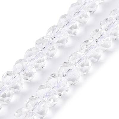 Transparent Glass Beads Strands