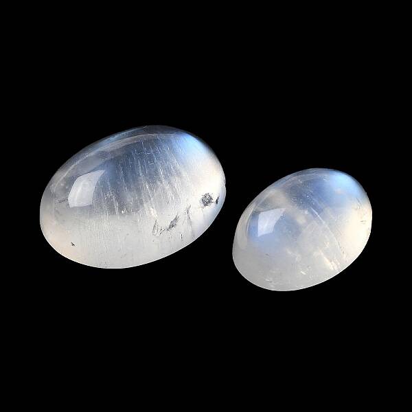 Natural Rainbow Moonstone Cabochons