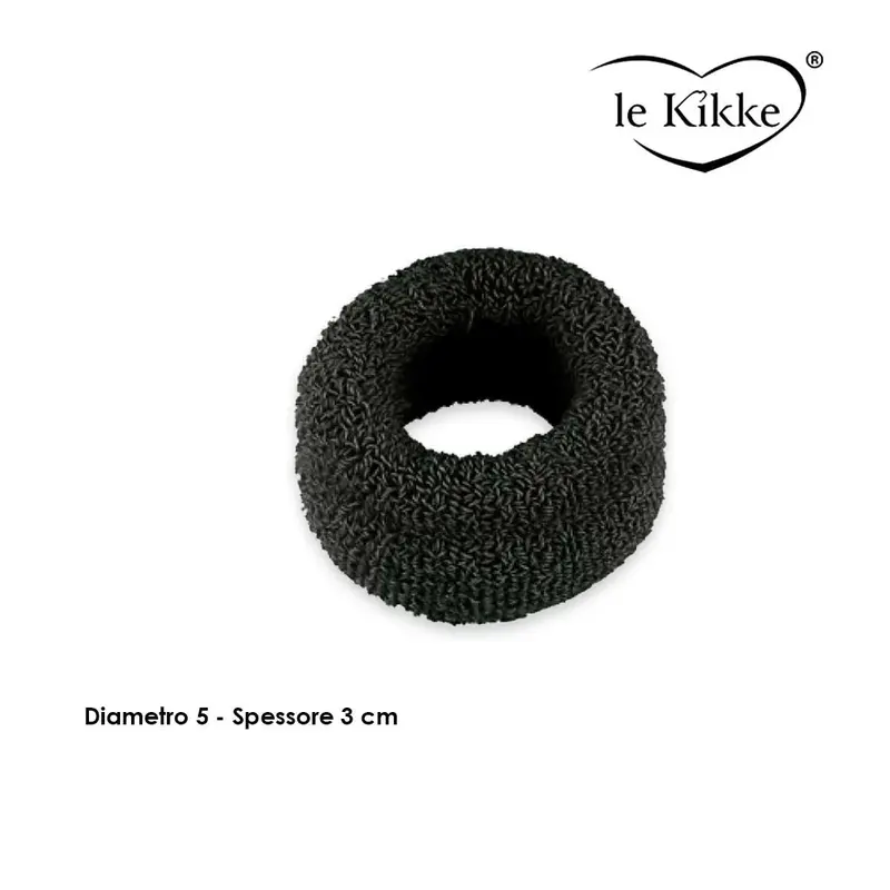 Le kikke Black sponge wristband, box of 24 pieces