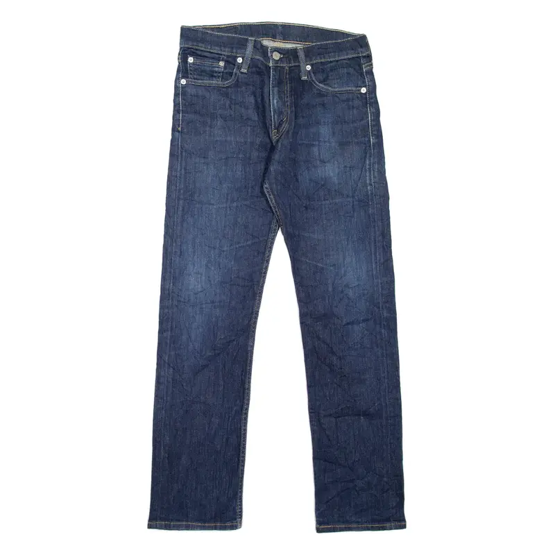 LEVI'S 513 Jeans Mens Blue Slim Straight Stone Wash W28 L30