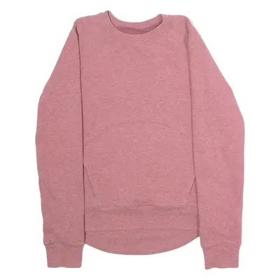 LULULEMON Womens Sweatshirt Pink Crew Neck S