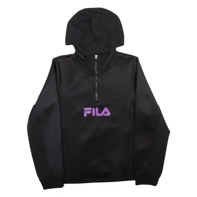 FILA Mens Black Hoodie M