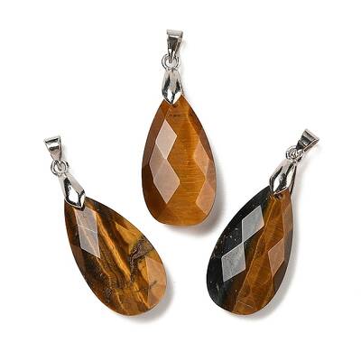 Natural Tiger Eye Pendants