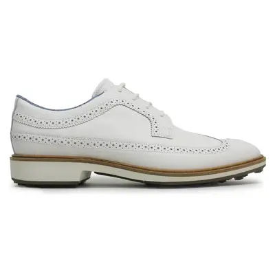 Ecco Golf Classic Hybrid 110224 Leather Men's Comfort Shoes - White - Size:US 9-9.5 Men