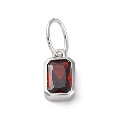 925 Sterling Silver Cubic Zirconia Charms