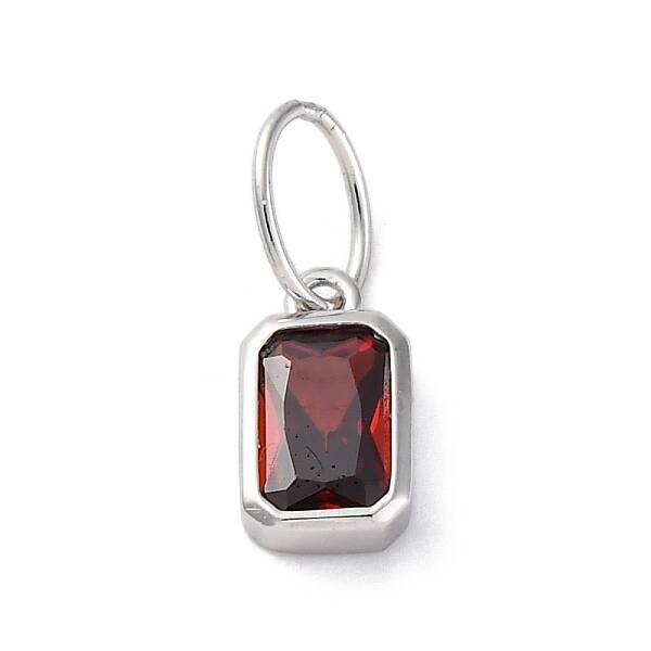 925 Sterling Silver Cubic Zirconia Charms