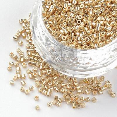 Electroplate Cylinder Seed Beads