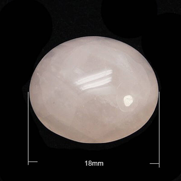 Natural Rose Quartz Cabochons