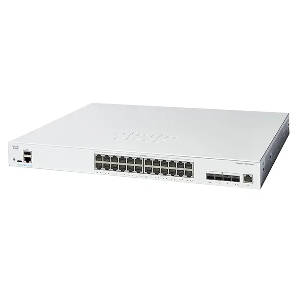 Cisco C1300-24XT-RF | Catalyst 1300 Series 1300-24XT 20 x 10G RJ-45 and 4 x 10G RJ-45/SFP+ Dual Purpose Uplink Ports and 1 x ...