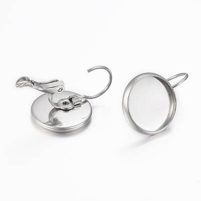 Tarnish Resistant 304 Stainless Steel Leverback Earring Findings