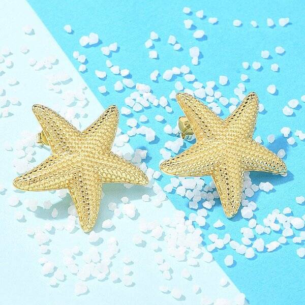 Brass Stud Earrings for Women