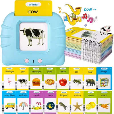 Talking Flash Cards Speech Training Toys With 224 Sight Words ,Learning Cards Interactive Sensory Toys, Educational Learning ...