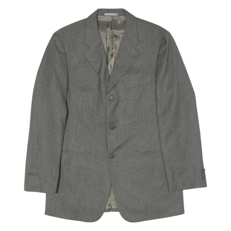 CERRUTI Mens Blazer Jacket Grey Wool M