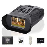 4K Night Vision Binoculars with 3-Inch Screen & 32GB Card, Outdoor Gear for Adults, Camping & Hiking Gift  Goggles
