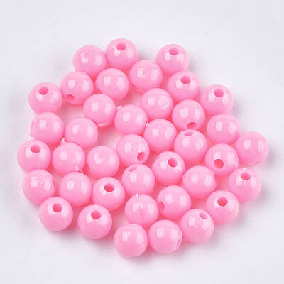 Opaque Plastic Beads