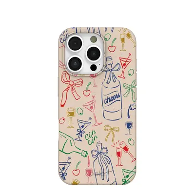 Seashell Midnight Toast iPhone 16 Pro Case