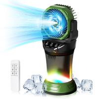 Daonlc Portable Misting Fan with Remote & 30000mAh Rechargeable Misting Fans for Outside Patios Camping Beach & Workshops Mis...