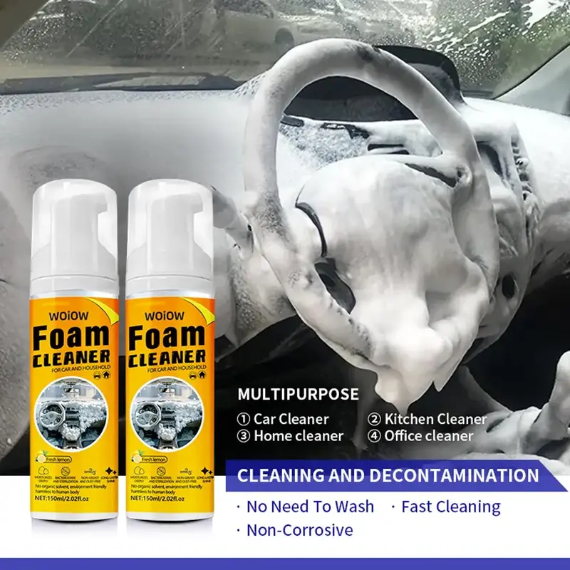 All-Around Foam Cleaner - Car Care Interior Care - Effective Stain Remover for Car Seats, Carpets, and Upholstery - Gentle, N...