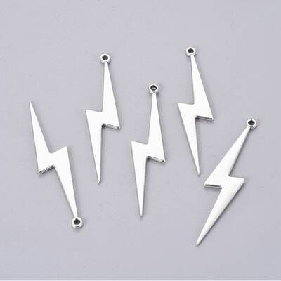 Tibetan Style Alloy Lightning Bolt Big Pendants