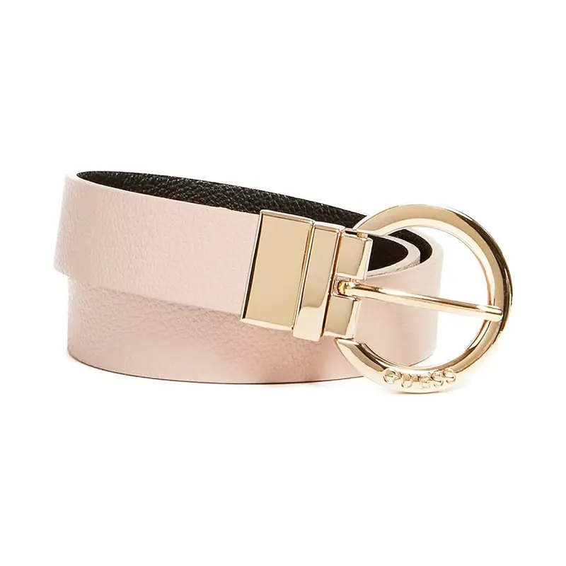 Guess, Naya, fabric belt, pink, women, size S