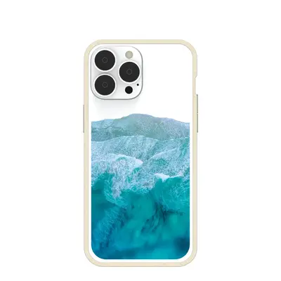 Clear Waves iPhone 13 Pro Max Case With London Fog Ridge