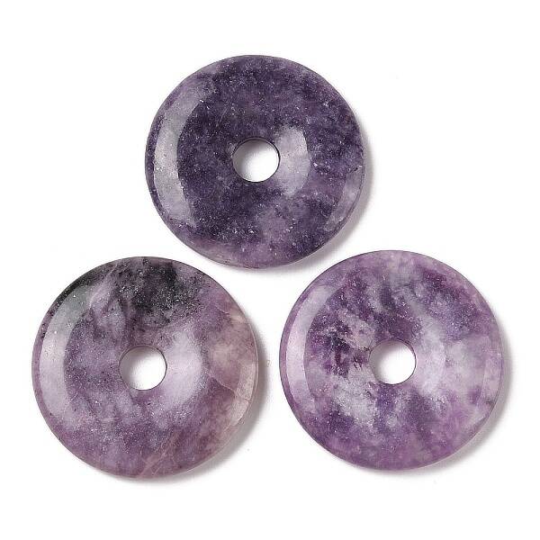 Natural Lepidolite Pendants