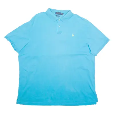 POLO RALPH LAUREN Mens Polo Shirt Blue 2XL