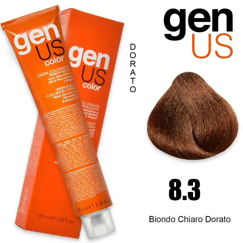 Genus permanent coloring cream 100 ml 8.3
