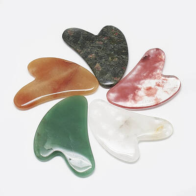 Natural Mixed Gemstone Gua Sha Boards