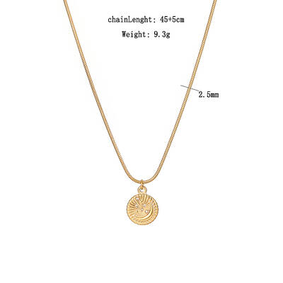 Cubic Zirconia Puzzle Pendant Necklaces