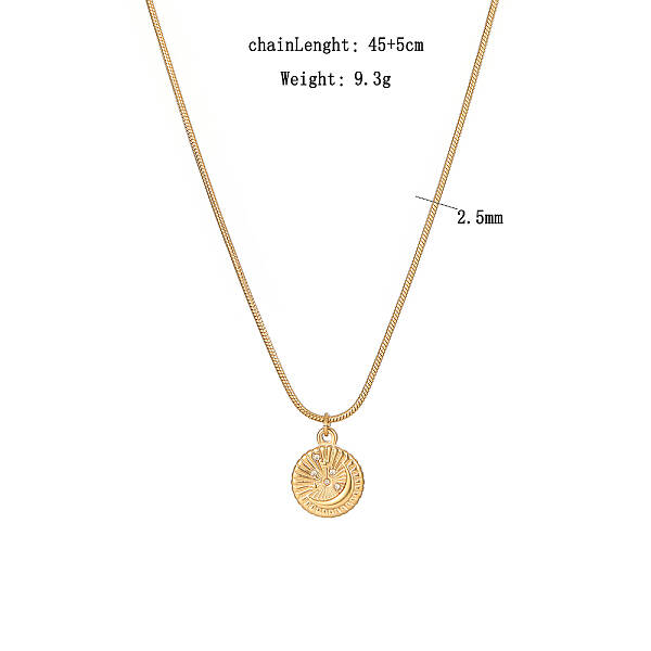Cubic Zirconia Puzzle Pendant Necklaces