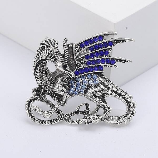 Dragon Rhinestone Pins