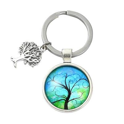 Alloy Glass Keychains