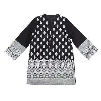 LIMELIGHT Lace Shift Dress Black Floral Long Sleeve Short Womens UK 12