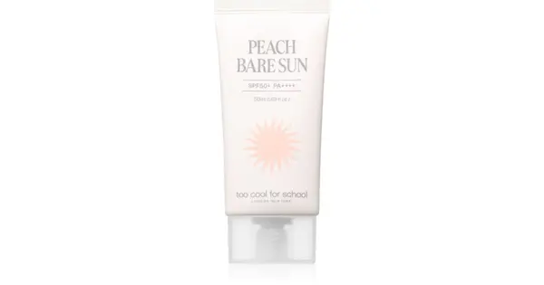 Too Cool For School Peach Bare Sun Face Tanning Cream SPF 50+ 50ml