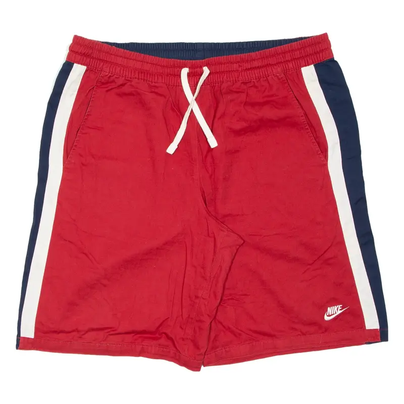 NIKE Mens Sports Shorts Red XL W40