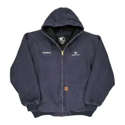 Local Union 6103 White Bear Clothing Tall Jacket - 2XL Navy Cotton | Size: xx-large