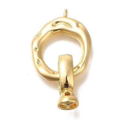 Brass Fold Over Clasps