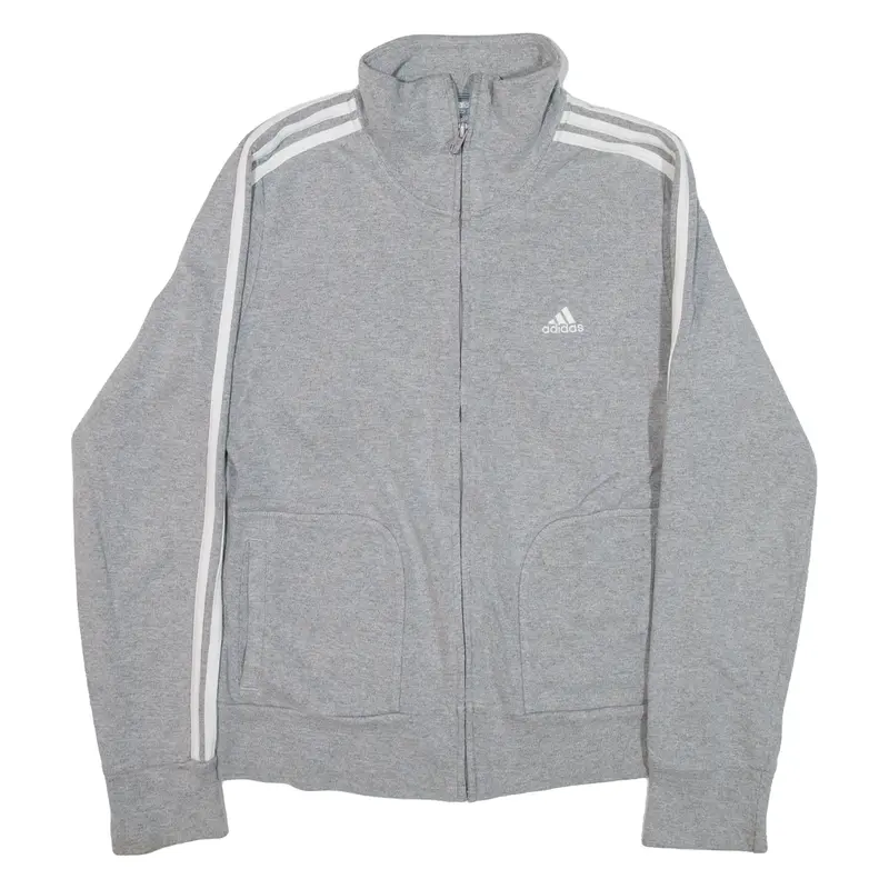 ADIDAS Jacket Grey Womens UK 14