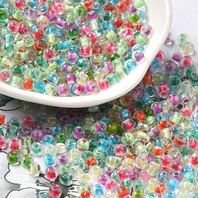 Transparent Glass Round Seed Beads