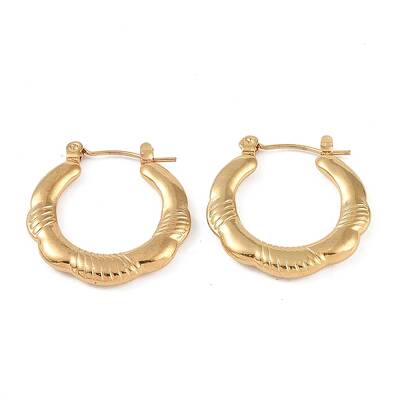 304 Stainless Steel Hoop Earrings