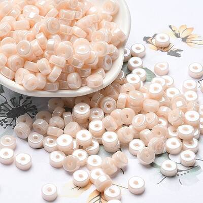 Opaque Colours Luster Glass Seed Beads