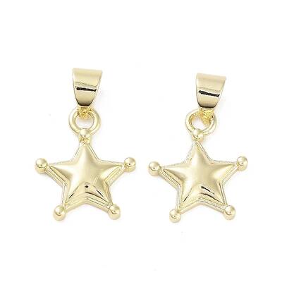 Rack Plating Brass Pendants