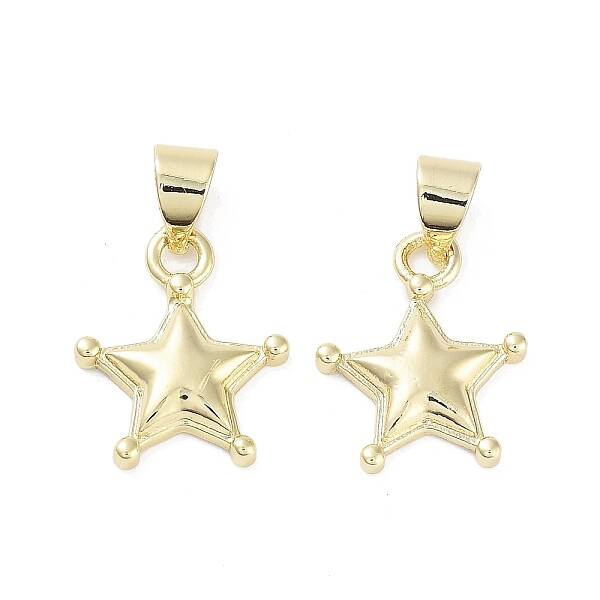 Rack Plating Brass Pendants