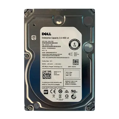 1HT27Z-150 Seagate 6TB 6Gb/s SAS 7200 3.5-inch 128MB Hard Drive