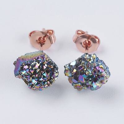 Brass Ear Stud Components