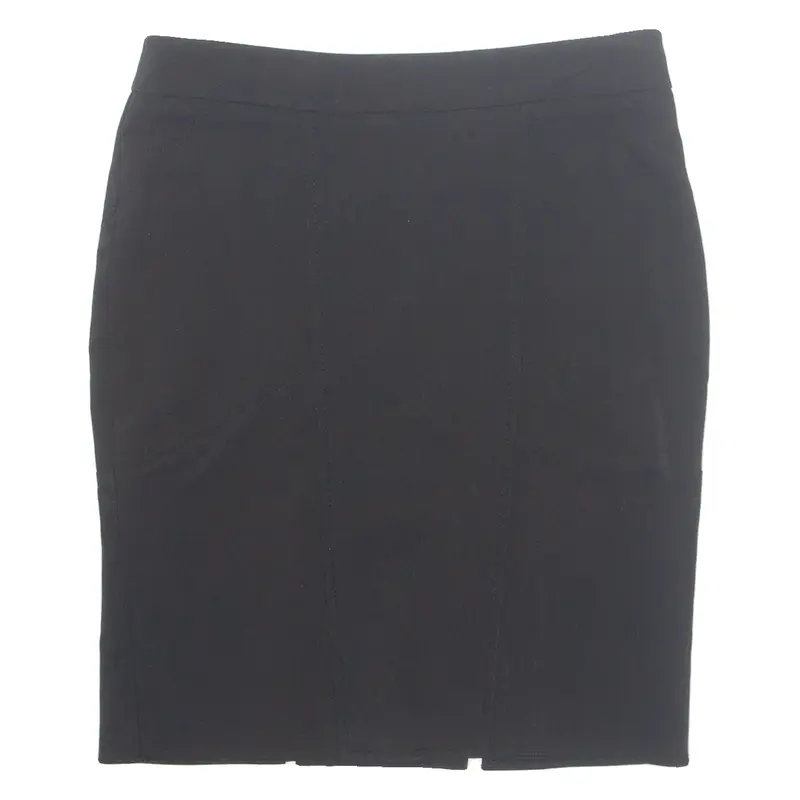 STEFANEL Womens Pencil Skirt Black Knee Length M