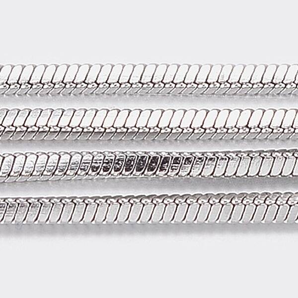 Tarnish Resistant 304 Stainless Steel Square Snake Chains